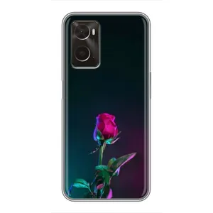 Чехлы с принтом Розочки для Oppo A96 (Ночная роза)
