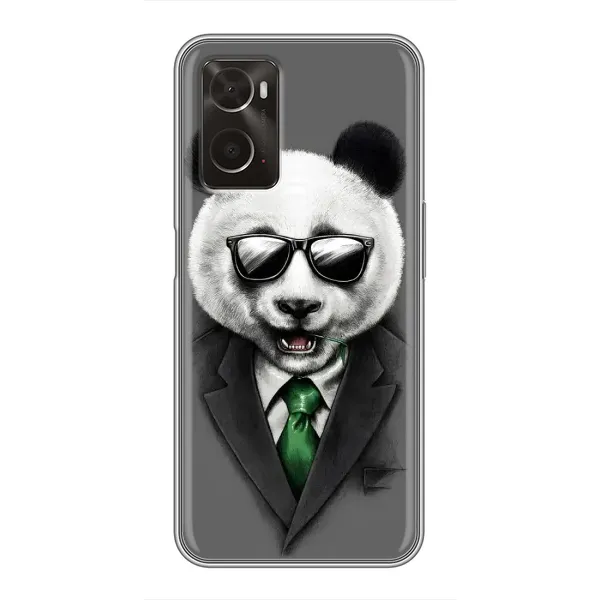 Чехол с рисунком «Панда в очках» для OPPO A96 Чехол с рисунком «Панда в очках» для OPPO A96