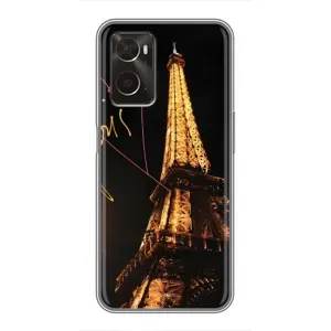 Чехол с Эйфелевой башней на Oppo A96 (Paris)