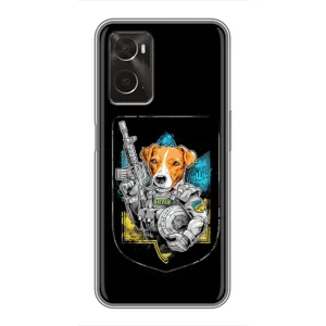 Чехол с принтом для Oppo A96 (Патрон Воин)