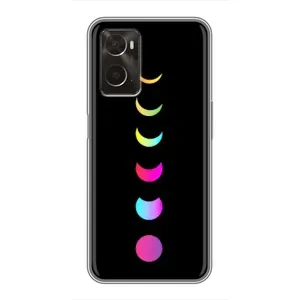 Чохол (ТПУ) з планетами на Oppo A96 (Повнолуння)