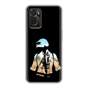 Чохол з картинкою "Герой Pubg" на Oppo A96 (Пубг мен)