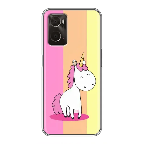 Чехол с рисунком «Радужный Единорог» для OPPO A96 Чехол с рисунком «Радужный Единорог» для OPPO A96