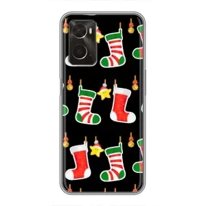 Силіконовий бампер на різдво для Oppo A96 (Різдвяні подарунки)