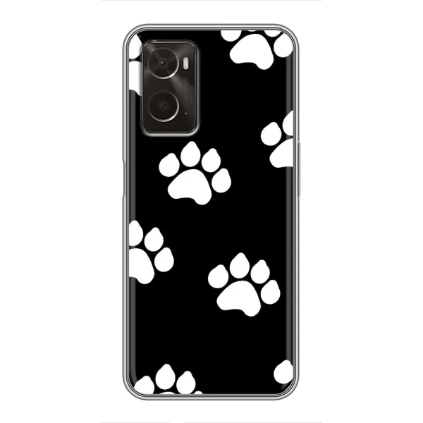 Чехол с рисунком «Следы собак» для OPPO A96 Чехол с рисунком «Следы собак» для OPPO A96