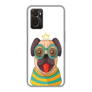 Бампер для Oppo A96 з картинкою "Песики" (Собака Король)
