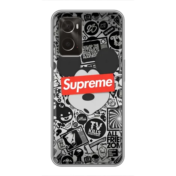 Чехол с рисунком «Supreme Маус» для OPPO A96 Чехол с рисунком «Supreme Маус» для OPPO A96
