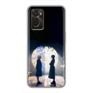 Чехлы с принтом Уэнсдей на Oppo A96 (Уэнсдей и Энди)