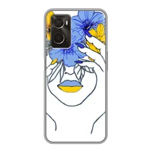 Чохол на Oppo A96 (Український дизайн) (Українка на всю голову)