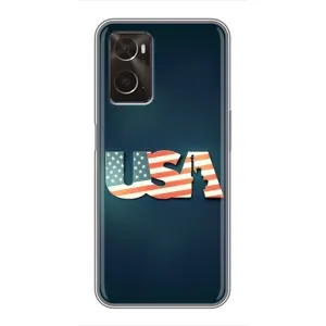 Чохол Прапор USA для Oppo A96 (USA)