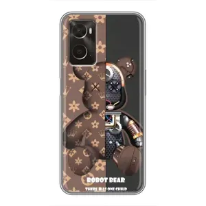 Силиконовый чехол для Oppo A96 (Медмедь Луи Виттон)
