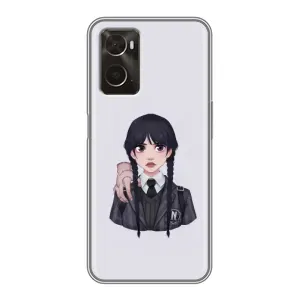 Чехлы с принтом Уэнсдей на Oppo A96 (Вещь Венсдей)