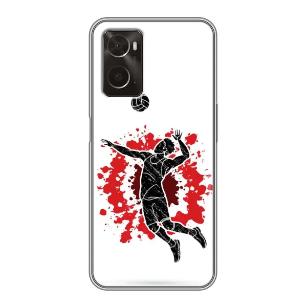 Чехол с рисунком «Волейболист» для OPPO A96 Чехол с рисунком «Волейболист» для OPPO A96