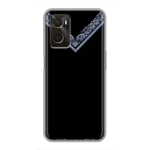 Силиконовый Чехол на Oppo A96 (Воротник вышиванки)