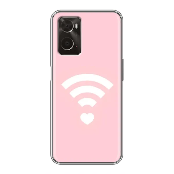 Чехол с рисунком «WiFi Love» для OPPO A96 Чехол с рисунком «WiFi Love» для OPPO A96