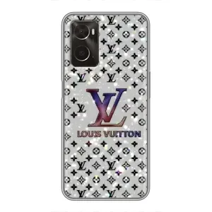Чехол Стиль Louis Vuitton на Oppo A96 (Яркий LV)