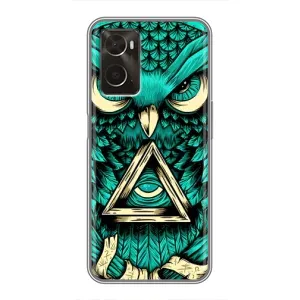 Чохли з принтом СОВИ для Oppo A96 (Зелена сова)