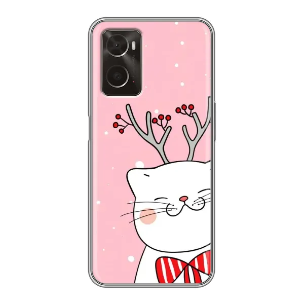 Чехол с рисунком «Зимний кот» для OPPO A96 Чехол с рисунком «Зимний кот» для OPPO A96