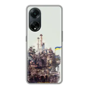 Чехлы на военную тематику для Oppo A98 (Азовсталь)