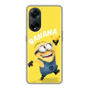 Мультяшний принт на Чохол для Оппо А98 (Banana)
