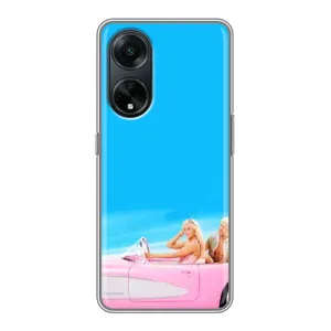 Силіконовый Чохол Барбі фільм на Oppo A98 (Барбі і Кен)
