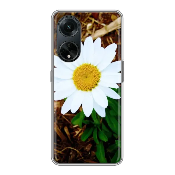 Чехол с рисунком «Белая ромашка» для OPPO A98 Чехол с рисунком «Белая ромашка» для OPPO A98