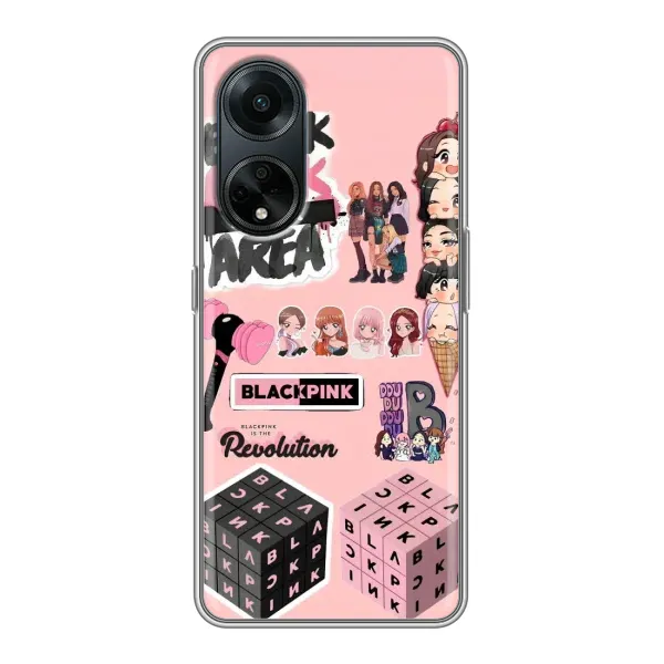 Чохол з малюнком «BLACK PINK колаж» для OPPO A98