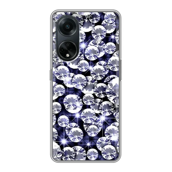 Чехол с рисунком «Бриллианты» для OPPO A98