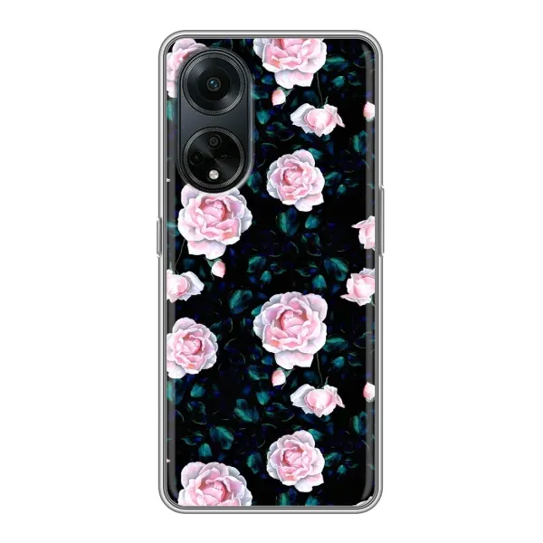 Чехол с рисунком «Чайные розы» для OPPO A98 Чехол с рисунком «Чайные розы» для OPPO A98