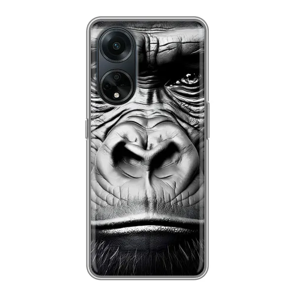 Чехол с рисунком «Черная обезьяна» для OPPO A98 Чехол с рисунком «Черная обезьяна» для OPPO A98