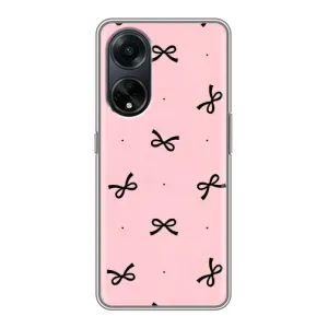 Чохол банти для Oppo A98 (Чорні бантики)