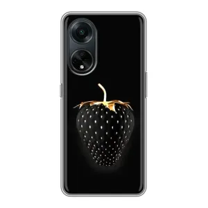 Чохол з зображенням смачної їжі для Oppo A98 (Чорна полуниця)