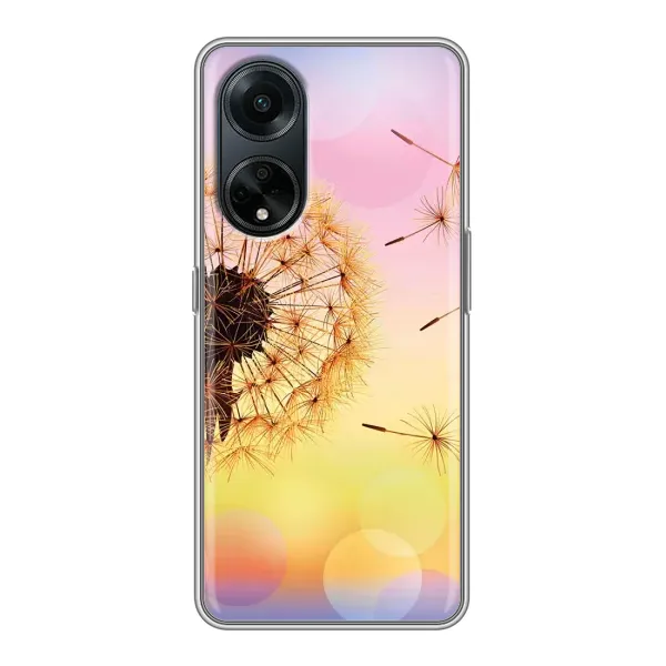 Чехол с рисунком «Цветок-одуванчик» для OPPO A98 Чехол с рисунком «Цветок-одуванчик» для OPPO A98