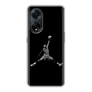 Силиконовый Чехол Nike Air Jordan на Оппо А98 (Джордан)