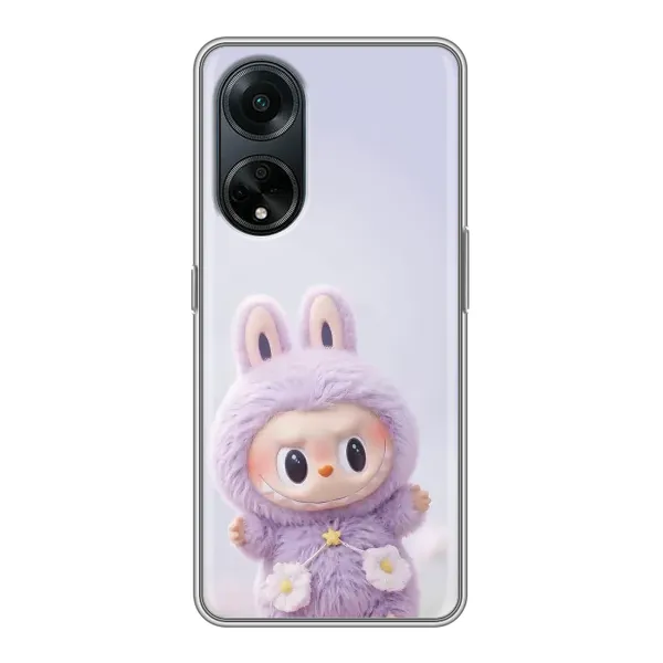 Чехол с рисунком «Фиолетовый Лабубу» для OPPO A98 Чехол с рисунком «Фиолетовый Лабубу» для OPPO A98
