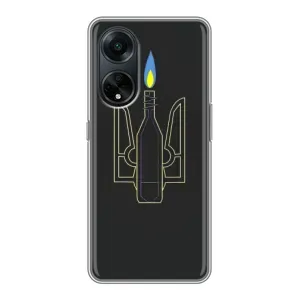 Чехол с картинкой (Патриотический ГЕРБ) на Oppo A98 (Герб - Молотова)