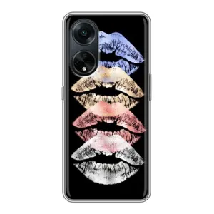 Чехол Стильные девушки на Oppo A98 (Губы)