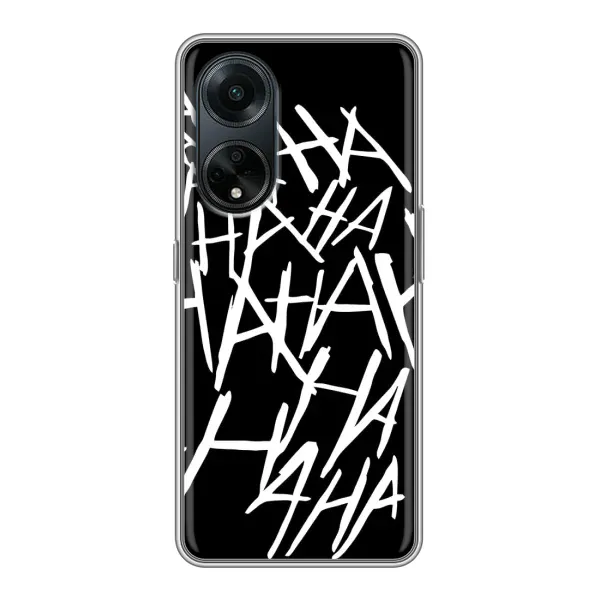 Чехол с рисунком «Хахаха» для OPPO A98