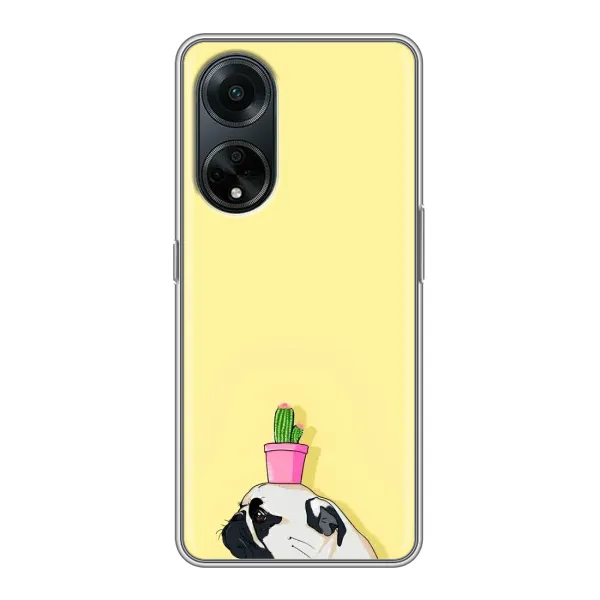 Чехол с рисунком «Кактус на голове» для OPPO A98 Чехол с рисунком «Кактус на голове» для OPPO A98