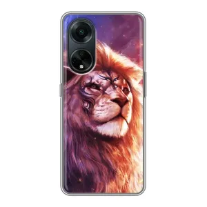 Чехол с картинкой на Oppo A98 (Красочный ЛЕВ)
