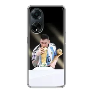 Чехлы Лео Месси Аргентина для Oppo A98 (Кубок Мира)