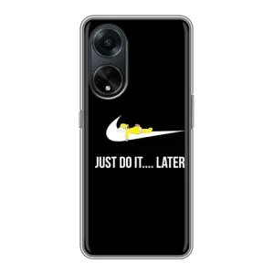 Силиконовый Чехол на Oppo A98 с картинкой Nike (Later)