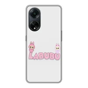 Чохол з принтом Лабубу для Oppo A98 (Логотип Лабубу)