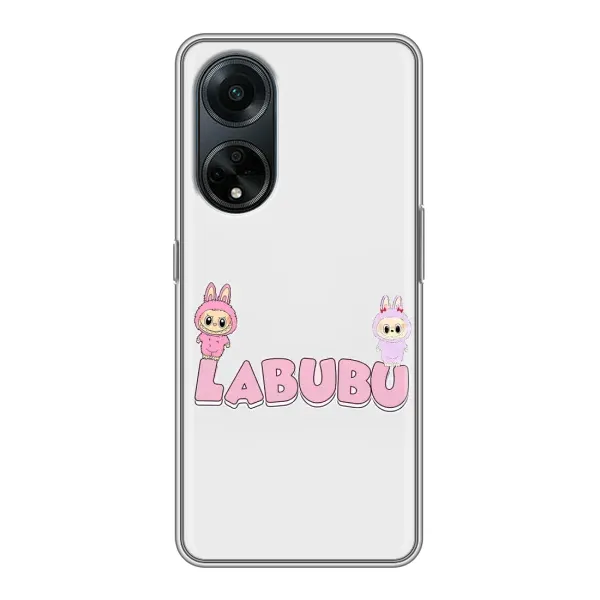 Чехол с рисунком «Логотип Лабубу» для OPPO A98 Чехол с рисунком «Логотип Лабубу» для OPPO A98