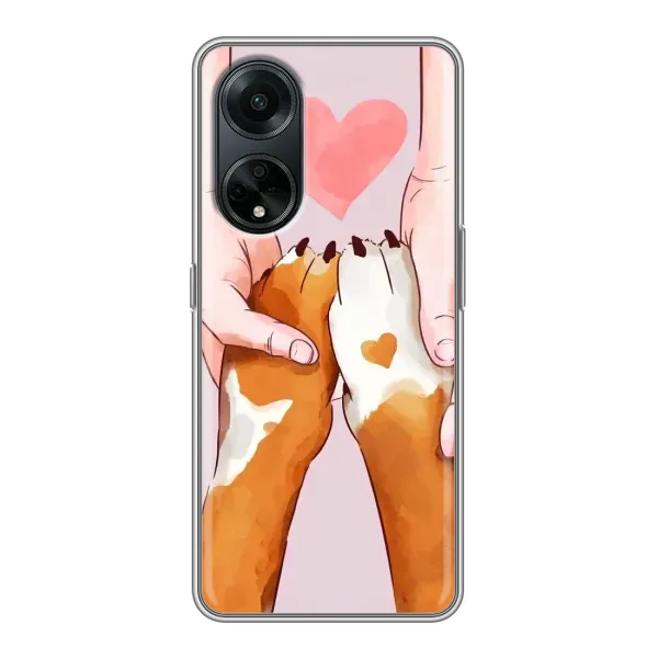 Чехол с рисунком «Любовь к собакам» для OPPO A98 Чехол с рисунком «Любовь к собакам» для OPPO A98