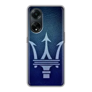 Чехлы с тематикой "Крутые машины" на Oppo A98 (Лого Maserati)