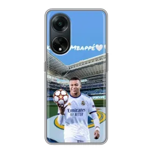 Чехол (TPU) с Футболистом на Oppo A98 (Mbappe Real)