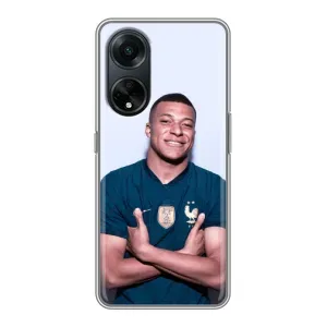 Чехол (TPU) с Футболистом на Oppo A98 (Мбаппешичка)