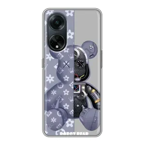 Силиконовый чехол для Oppo A98 (Медведь Louis Vuitton)