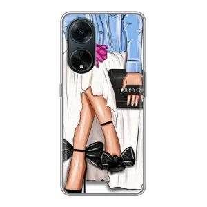Силиконовый Чехол на Oppo A98 с картинкой Стильных Девушек (Мода)